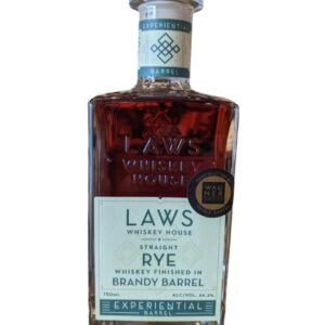 Laws Experiential Barrel Straight Rye Finished in a Brandy Barrel