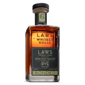 Laws Whiskey House 6 Year Old Bottled in Bond San Luis Valley Straight Rye Whiskey