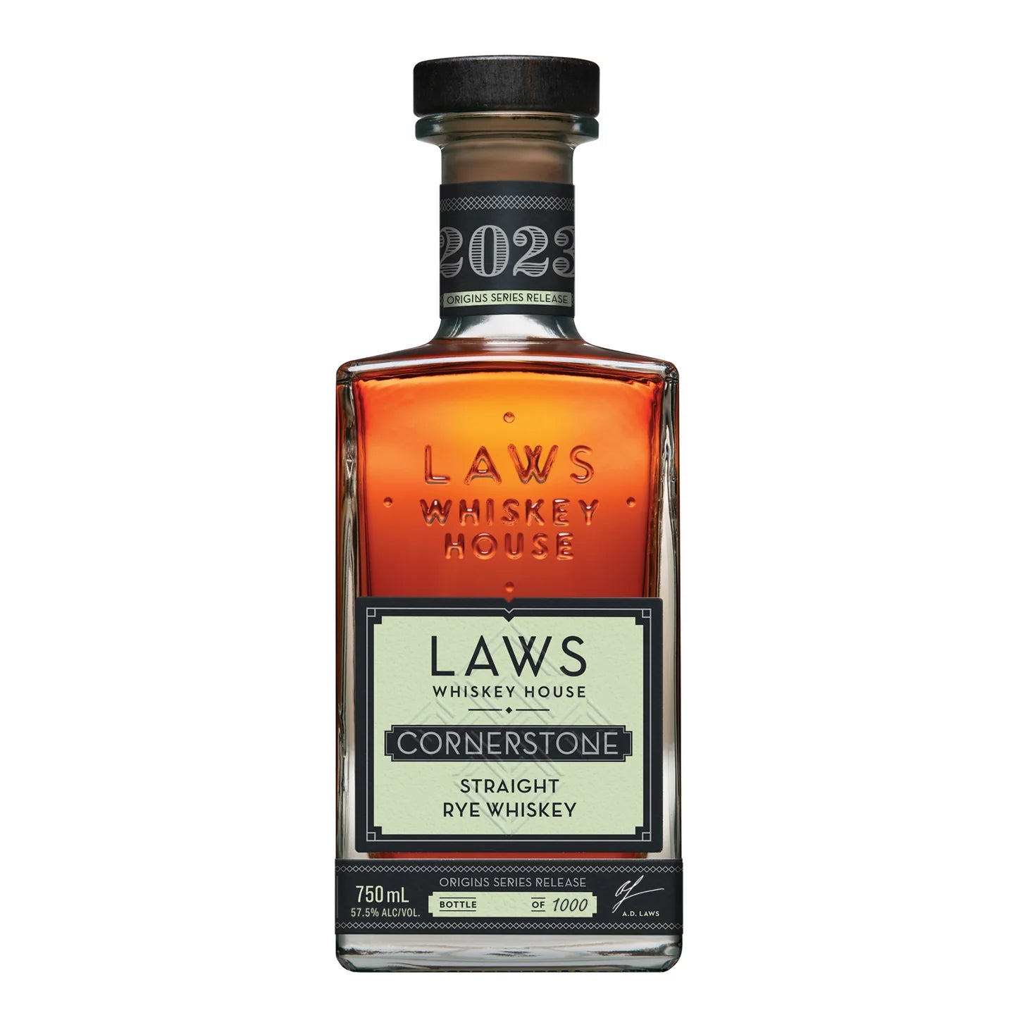 Laws Whiskey House Origins Series Cornerstone Straight Rye Whisky