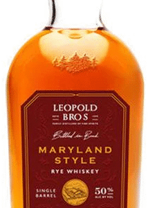 Leopold Bros Distillery Reserve Maryland Style Rye Whiskey