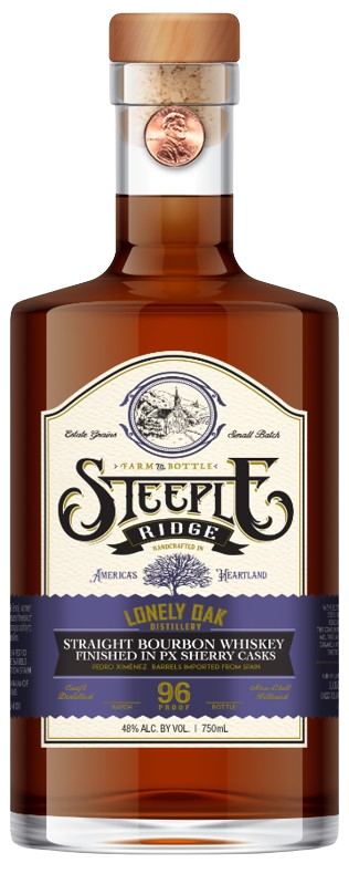 Lonely Oak Steeple Ridge Finished in PX Sherry Casks Straight Bourbon Whisky