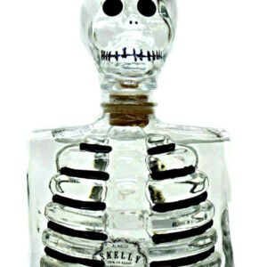 Los Azulejos Skelly Blanco (Clear Bottle) Tequila