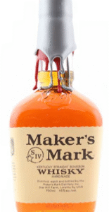 Maker's Mark 2002 Ohio State NCAA Championship Silver/Red Wax Kentucky Straight Bourbon Whisky