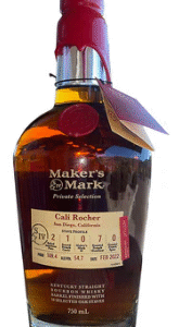 Maker's Mark Cali Rocher Private Selection Kentucky Straight Bourbon Whiskey