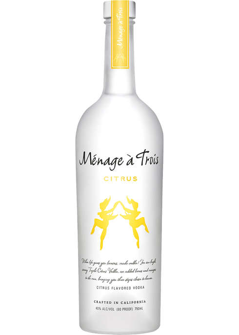 Menage A Trois Citrus Vodka