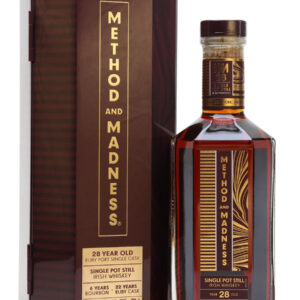 Method and Madness 28 Year Old Ruby Port Cask Single Pot Still Irish Whisky | 700ML