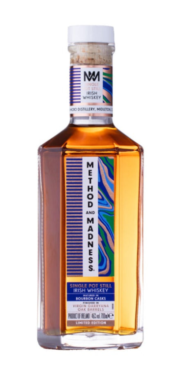Method & Madness Single Pot Still Finished In Garryana Oak | 2024 Limited Release Irish Whiskey | 700ML