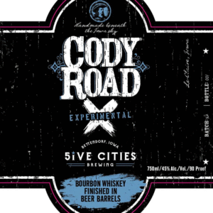 Mississippi River Distilling Cody Road Experimental Finished In Beer Barrels Bourbon Whiskey