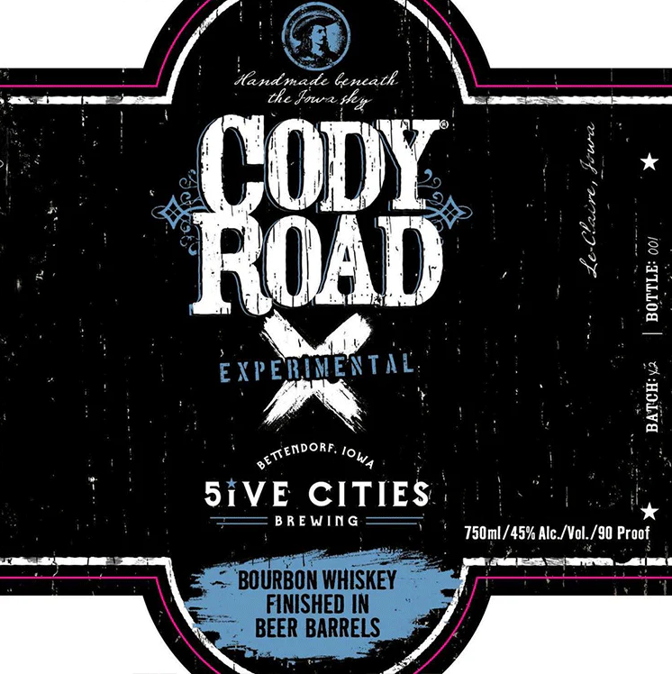 Mississippi River Distilling Cody Road Experimental Finished In Beer Barrels Bourbon Whiskey