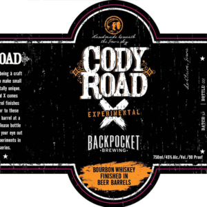 Mississippi River Distilling Cody Road X Finished In Backpocket Beer Barrels Bourbon Whiskey