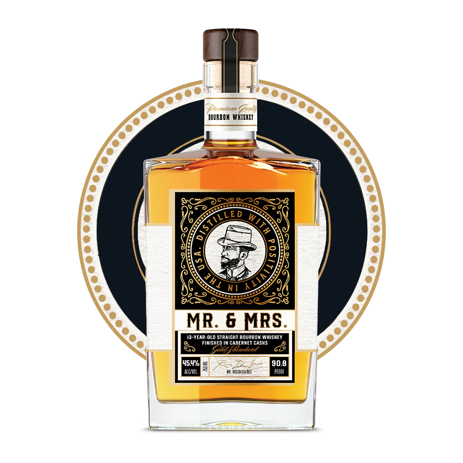 Mr. & Mrs. 13 Year Old Finished in Cabernet Casks Kentucky Straight Bourbon Whiskey
