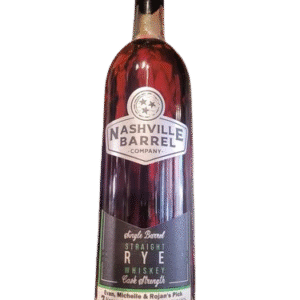 Nashville Barrel Co. 7 Year Old Single Barrel Cask Strength Straight Rye Whiskey
