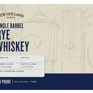 New Holland Single Barrel Rye Whiskey