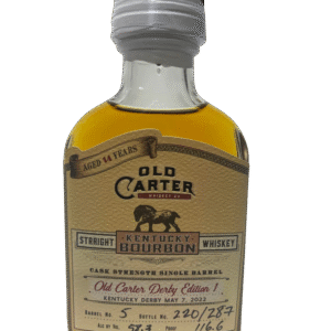 Old Carter Derby Edition 1 Single Barrel Aged 14 years Bottle #220 of 287 Barrel #5 | 100ML