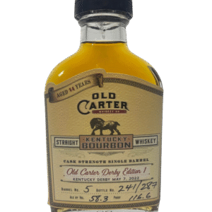 Old Carter Derby Edition 1 Single Barrel Aged 14 years Bottle #241 of 287 Barrel #5 | 100ML