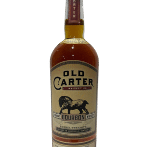 Old Carter Very Small Batch 1-GA Barrel strength Straight Bourbon 117.6 Proof Bottle 398 of 594