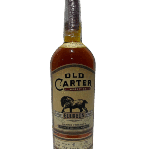 Old Carter Very Small Batch 1-GA Barrel strength Straight Bourbon 117.6 Proof Bottle 90 of 594