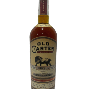 Old Carter Very Small Batch 1-KY Barrel strength Straight Bourbon 118 Proof Bottle 148 of 574