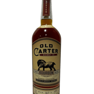Old Carter Very Small Batch 1-NY/NJ Barrel strength Straight Bourbon 116.2 Proof Bottle 367 of 497