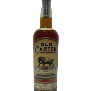 Old Carter Very Small Batch 1-TN Barrel strength Straight Bourbon 117.2 Proof Bottle 209 of 696