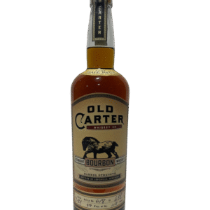 Old Carter Very Small Batch 2-KY Barrel strength Straight Bourbon 118 Proof Bottle 618 of 688