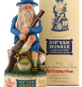 Old Rip Van Winkle Porcelain Decanter Kentucky Straight Bourbon Whiskey
