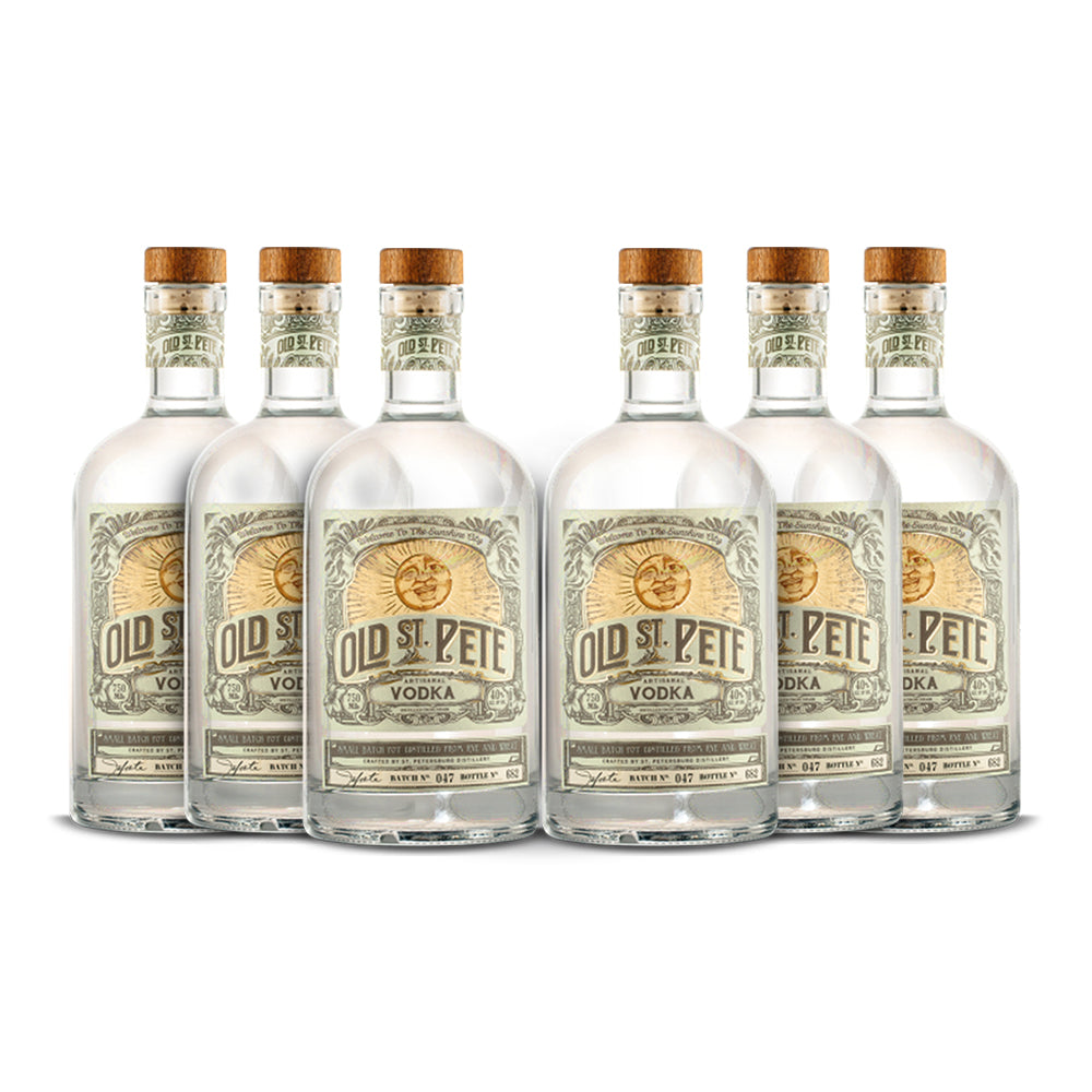 Old St. Pete Artisanal Vodka (6) Bottle Bundle