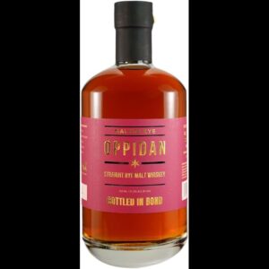 Oppidan Malted Rye Bottled in Bond Whiskey