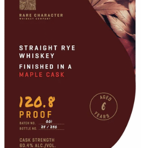 Rare Character Finished in a Maple Cask Straight Rye Whiskey