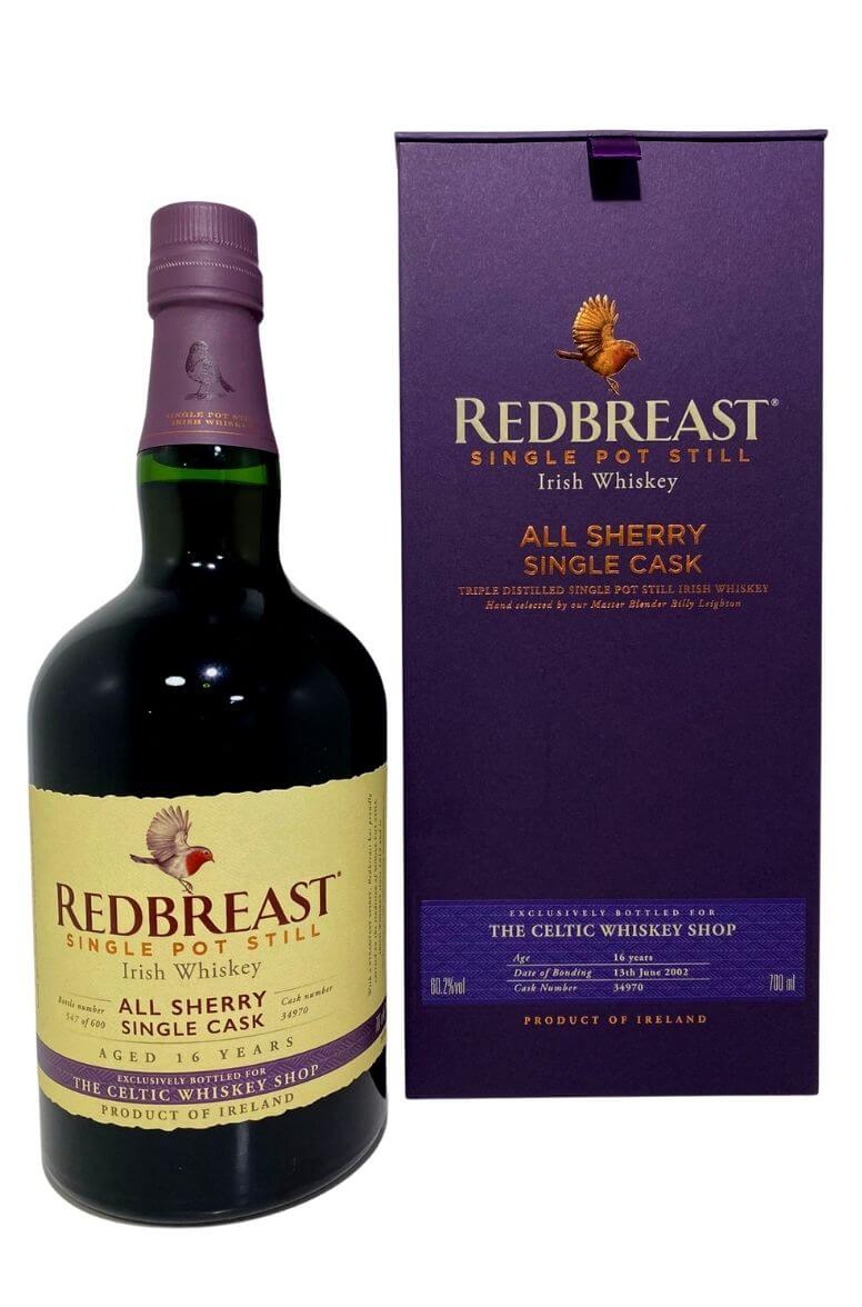 Redbreast 2002 Single Cask (Cask #34970) 16 Year Old 2019 Release Single Pot Still Whiskey | 700ML