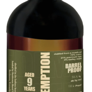Redemption 9 Year Old Batch #1 Barrel Proof Straight Bourbon Whiskey