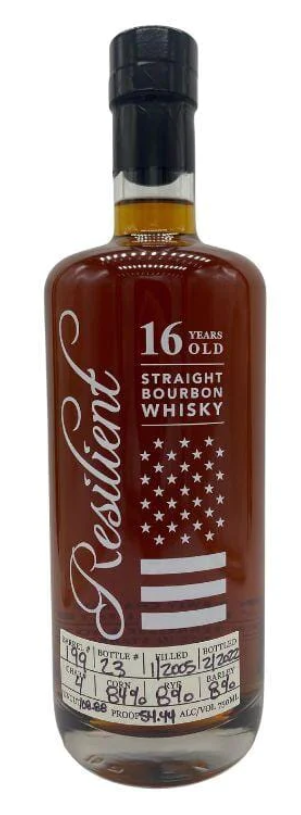 Resilient Single Barrel #199 16 Year Old Straight Bourbon Whisky