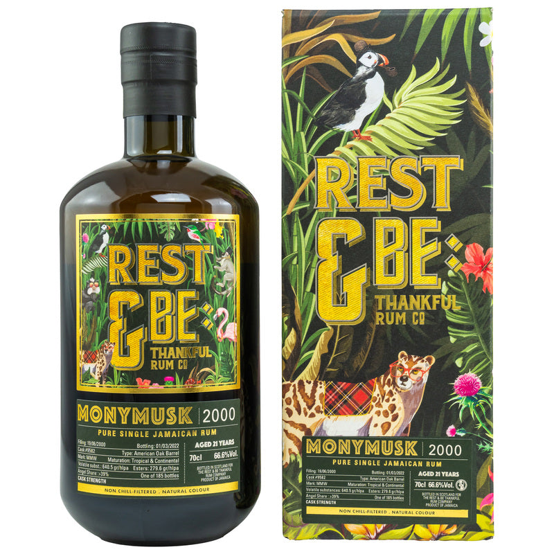 Rest & Be Thankful 2000 Monymusk MMW Jamaica Rum | 700ML