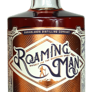 Roaming Man 'O.A.R 25th Anniversary' Special Edition Honey Barrel Finished Straight Rye Whiskey | With 2 Roaming Man NEAT Glasses