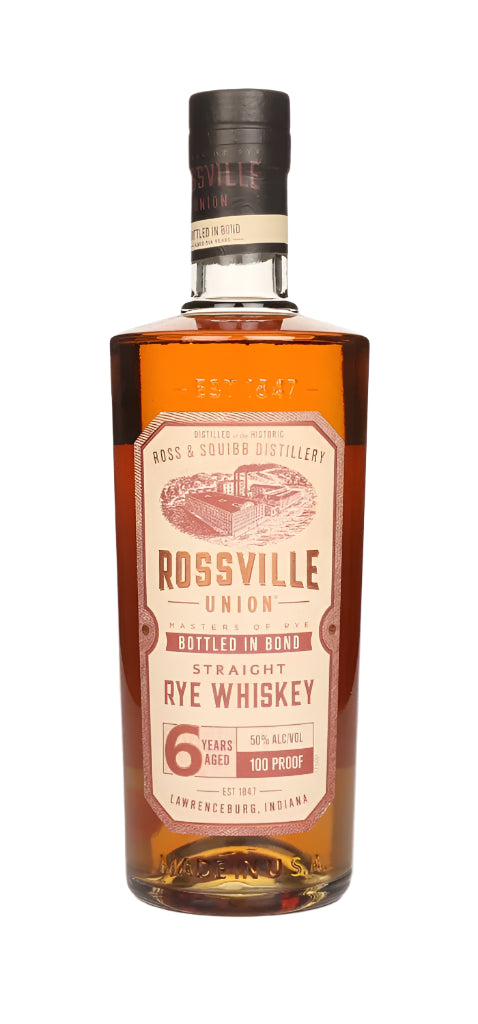 Rossville Union Bottle in Bond Straight Rye 6 Year Old Whiskey | 700ML