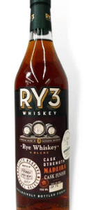 RY3 Cask Strength Madeira Cask Finish Rye Whiskey