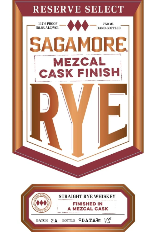 Sagamore Reserve Select Mezcal Cask Finish Rye Whiskey