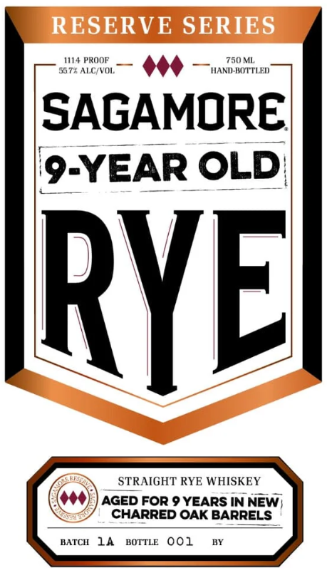 Sagamore Reserve Series 9 Year Old Rye Whiskey