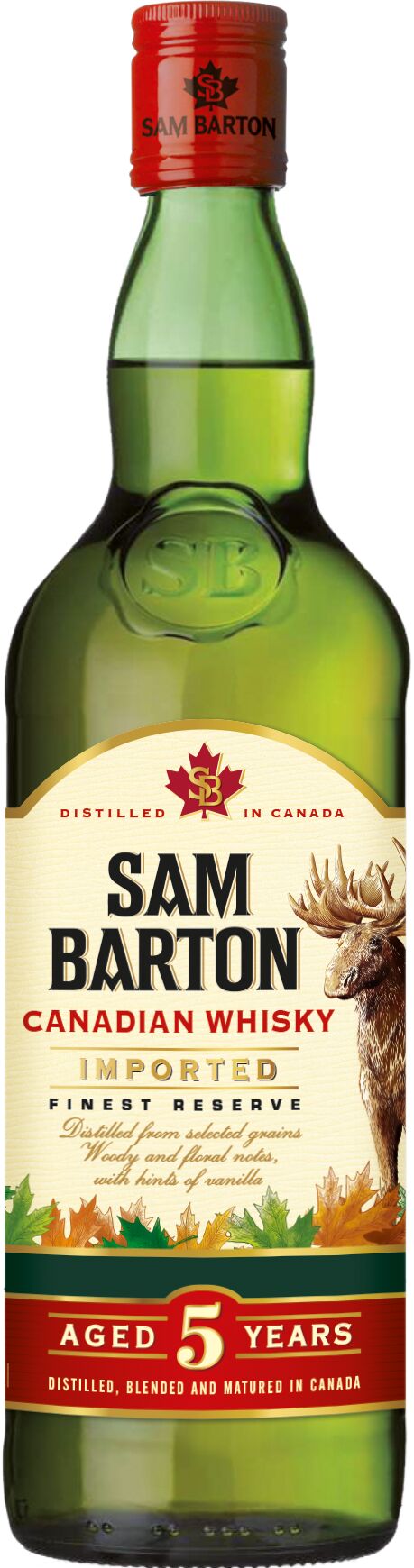 Sam Barton Finest Reserve 5 Year Old Canadian Whisky | 700ML
