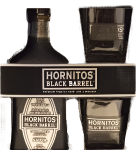 Sauza Hornitos Anejo Black Barrel Tequila W/2 Glass