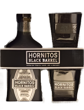 Sauza Hornitos Anejo Black Barrel Tequila W/2 Glass