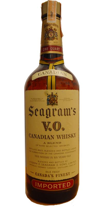 Seagram’s V.O. 1967 Canadian Whisky