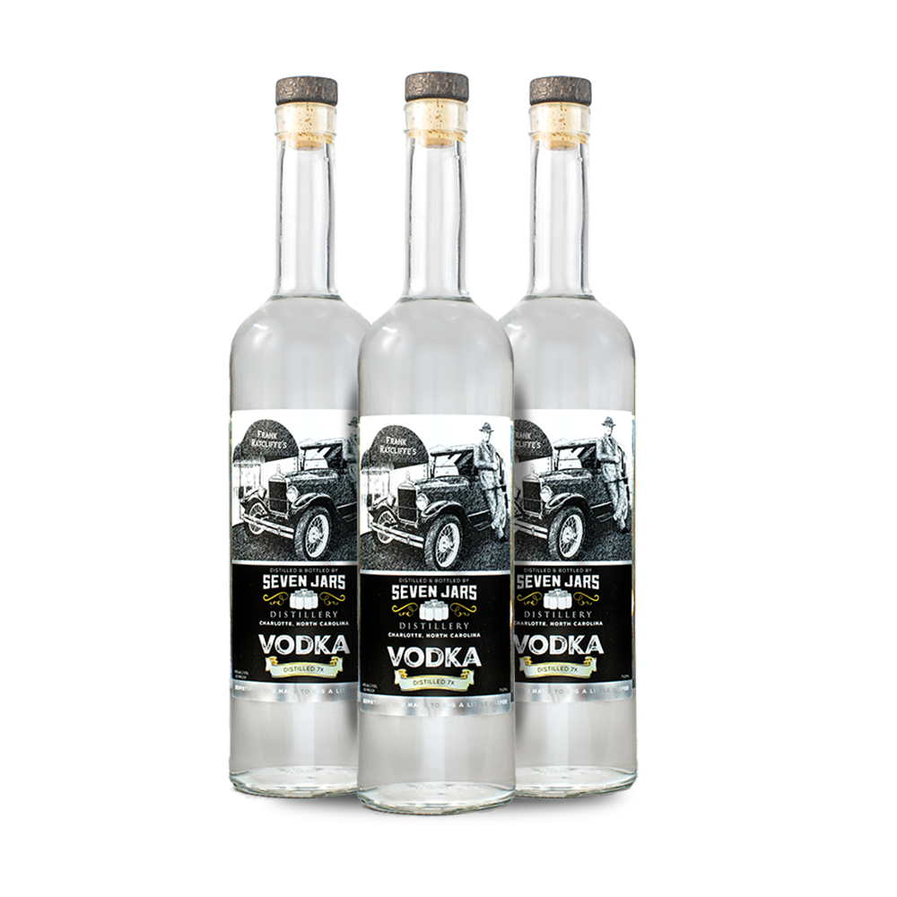 Seven Jars Vodka (3) Bottle Bundle