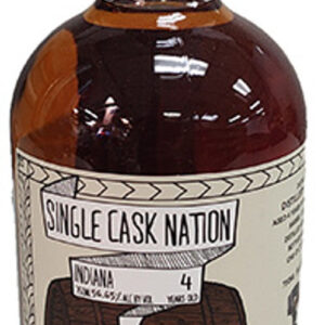 Single Cask Nation 4 Year Old Straight Indiana Rye Whiskey