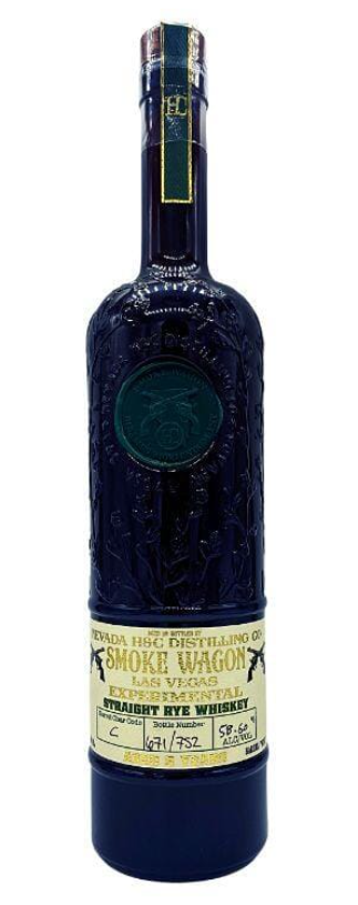 Smoke Wagon Aged 9 Year Old Experimental Barrel Char C Straight Rye Whisky