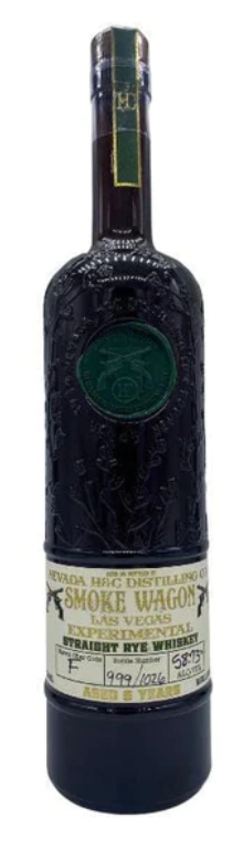 Smoke Wagon Aged 9 Year Old Experimental Barrel Char F Straight Rye Whisky