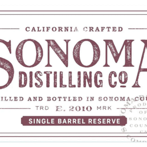 Sonoma Single Barrel Reserve Cask Strength 4 Year Old Straight Bourbon Whiskey