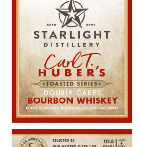 Starlight Carl T. Huber's 4 Year Old Toasted Series Double Oaked Bourbon Whiskey