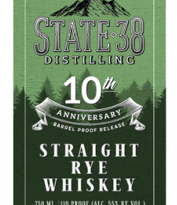State 38 10th Anniversary Straight Rye Whiskey