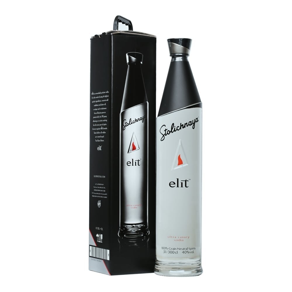 Stolichnaya Elit Plain Vodka | 3L